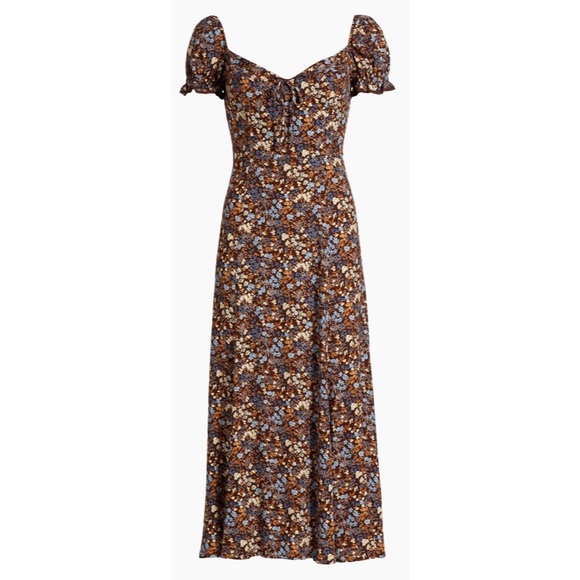 reformation brown floral dress Reformation | Dresses | Reformation Brown Floral Dress